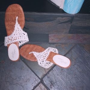 Dexflex Comfort White Slides - 12